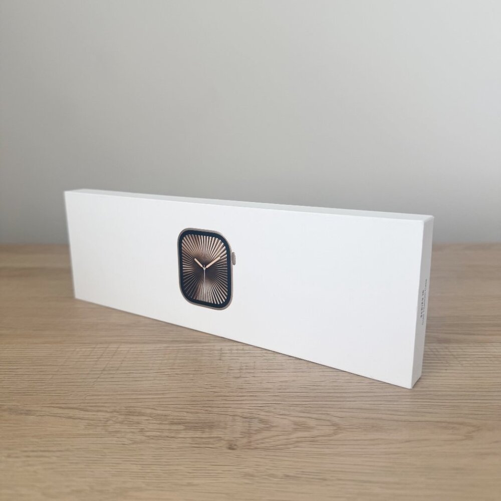 APPLE Watch Series 10 Gold Titanium 42mm EMPTY BOX ONLY Original Packaging
